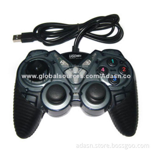 New Color Wired PC USB Joypad with Dual Shock, Various Colors, Hot Sales, Cheap Price